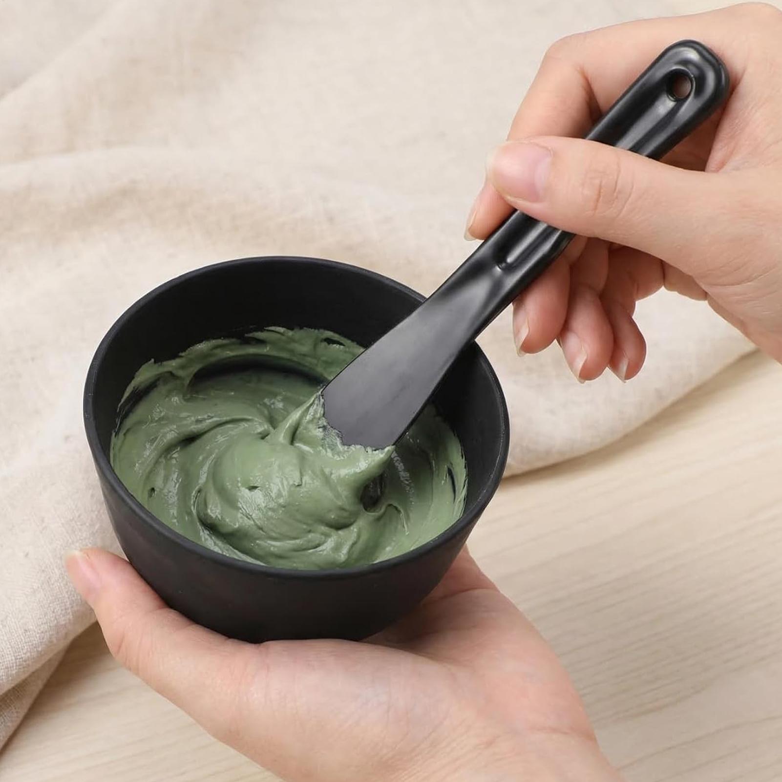 Face Mask Silicone - ชุดชามซิลิโคนสำหรับมาส์กหน้า พร้อมไม้พายผสมมาส์ก ชามผสมผงมาส์กขนาดใหญ่ อุปกรณ์ทำมาส์ก DIY ชุดดูแลผิวหน้า