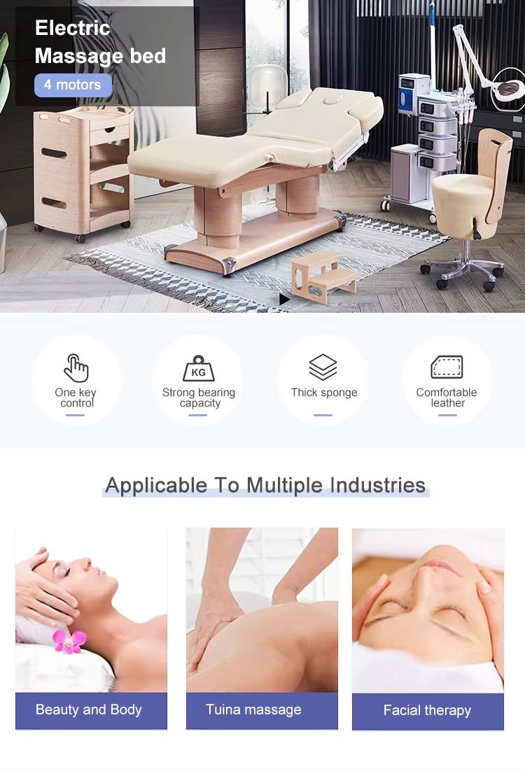 เตียงนวดไฟฟ้าฐานลายไม้สีตามสั่ - Wellness Spa And Massage บทวิจารณ์และราคา