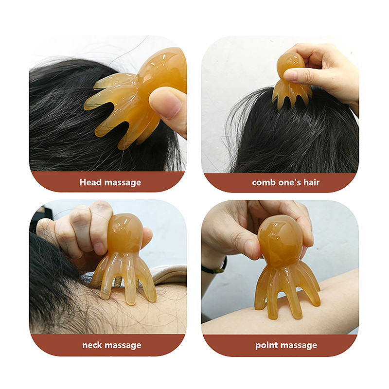 หวีรูปปลาหมึกเรซิ่น 2 ชิ้น สำห - Wellness Spa And Massage บทวิจารณ์และราคา