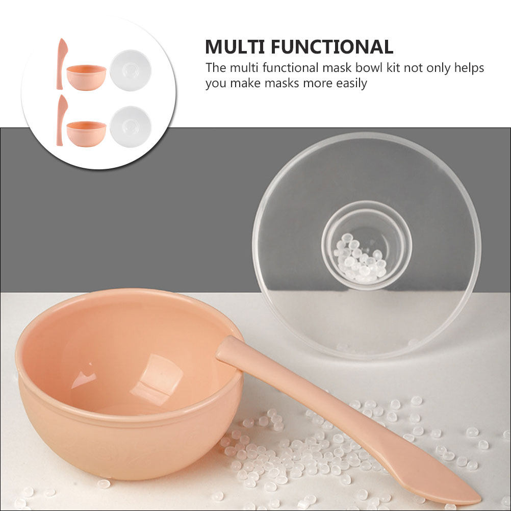 ชุดอุปกรณ์มาส์กหน้า 2 ชุด ชามซ - Face Mask Silicone บทวิจารณ์และราคา