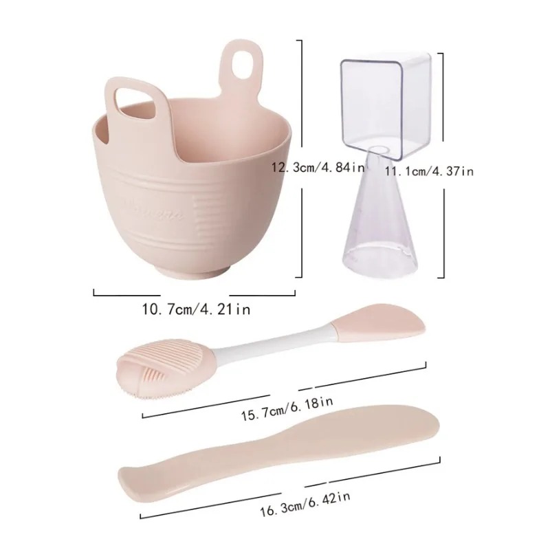 ชุดชามผสมซิลิโคนสำหรับทำมาส์กห - Face Mask Silicone บทวิจารณ์และราคา