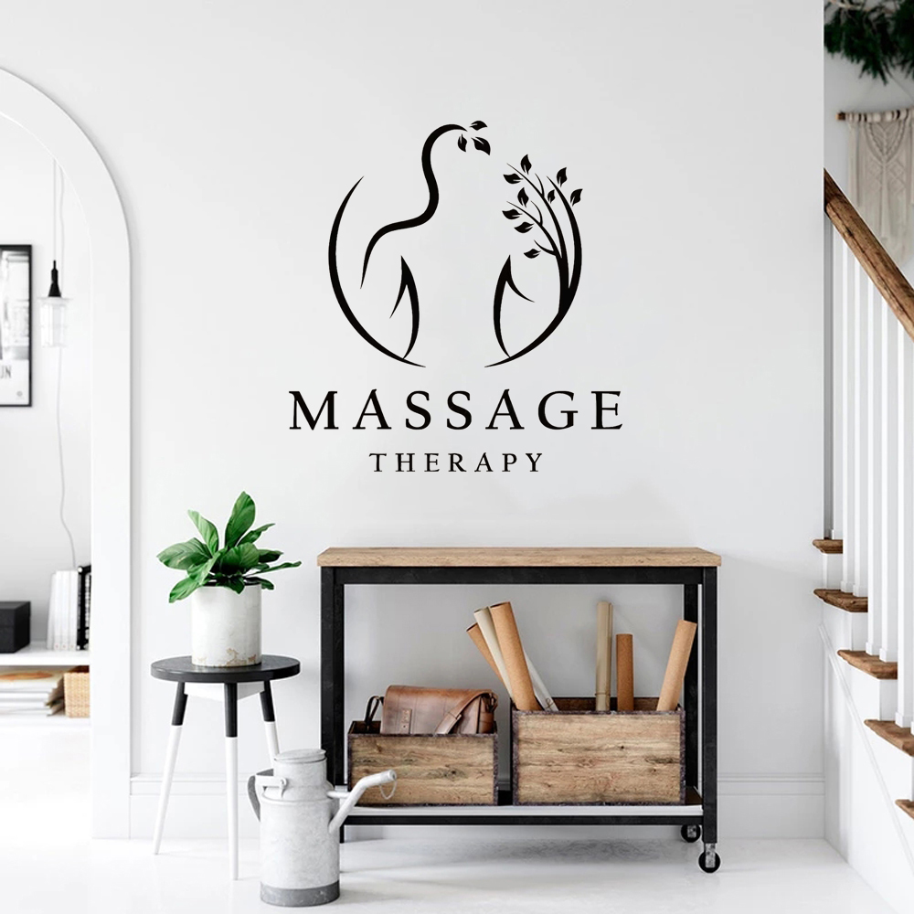 สติ๊กเกอร์ติดผนังไวนิลสำหรับนว - Wellness Spa And Massage บทวิจารณ์และราคา