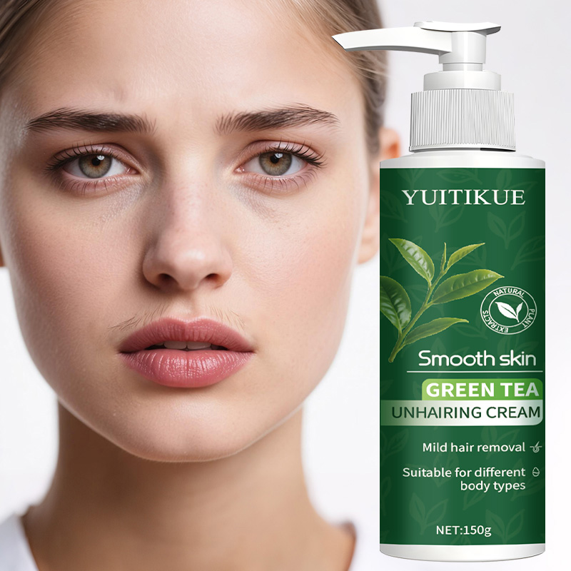 YUITIKUE ครีมกำจัดขนชาเขียว 15 - Hair Removal Cream บทวิจารณ์และราคา