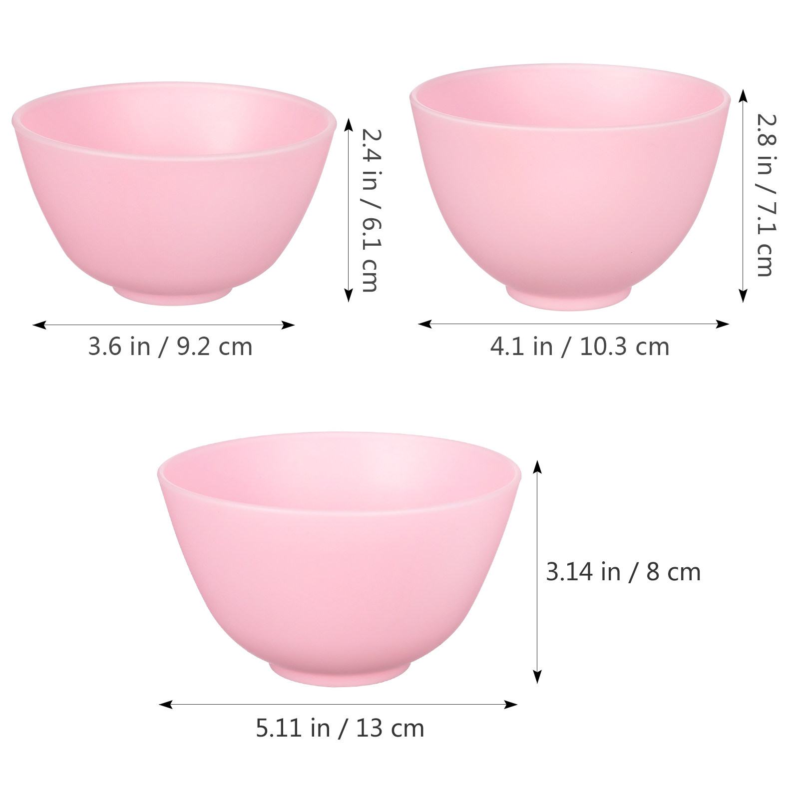 ชุดชามซิลิโคนคุณภาพสูง 3 ชิ้น  - Face Mask Silicone บทวิจารณ์และราคา
