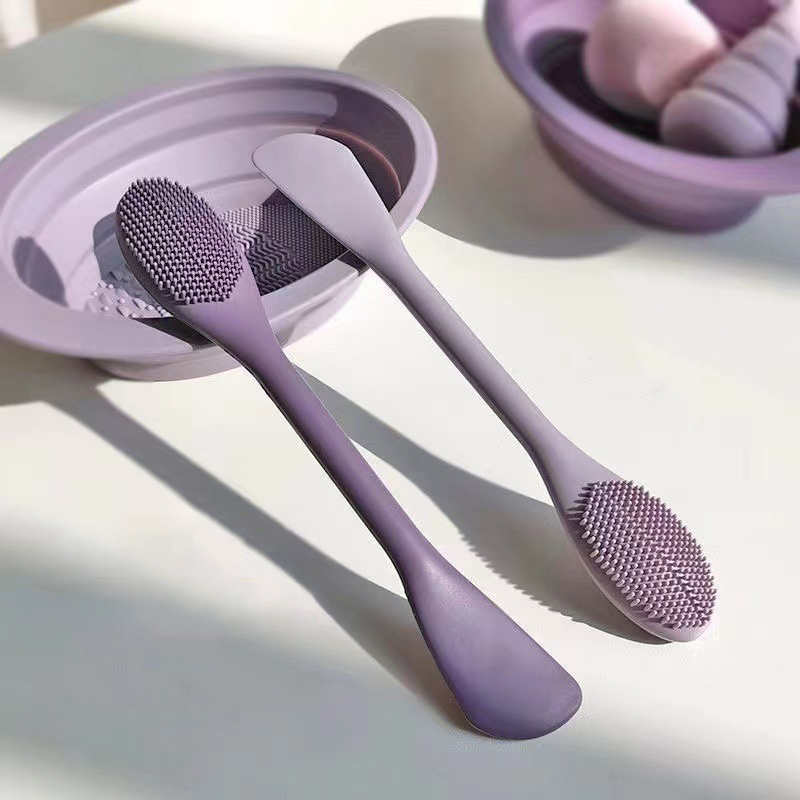 แปรงดูแลผิวหน้าแบบพกพา หัวคู่  - Face Mask Silicone บทวิจารณ์และราคา